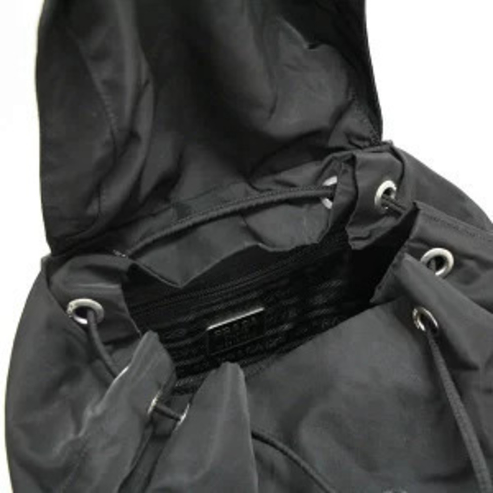 Prada backpack triangular double pockets black - Picture 7 of 7
